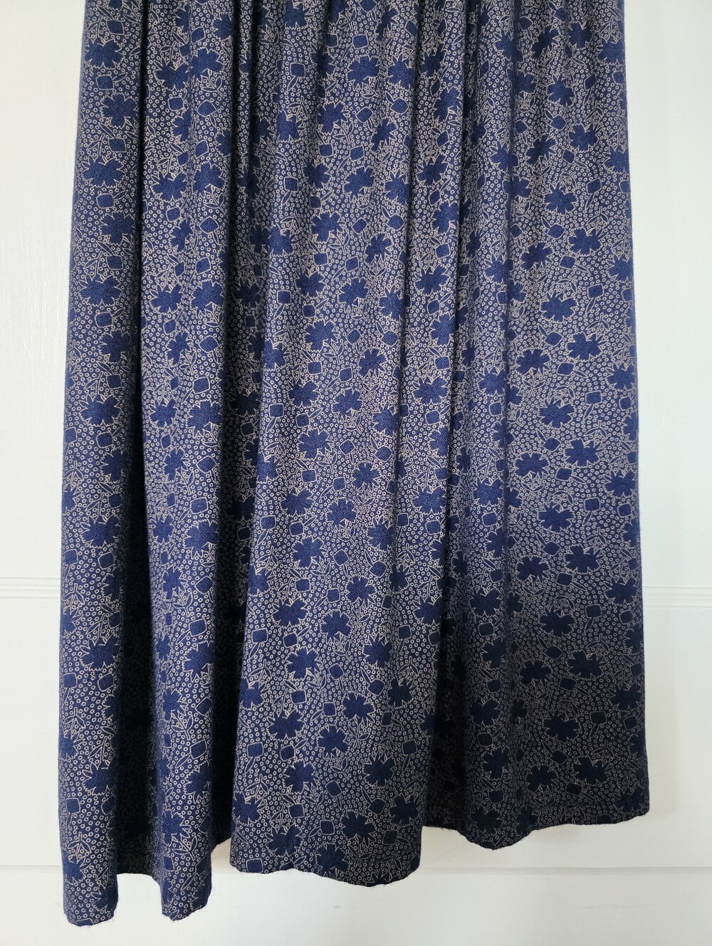 April Cornell Floral Midi-Dress – Size XXS – Indigo Blue - Picture 5 of 8